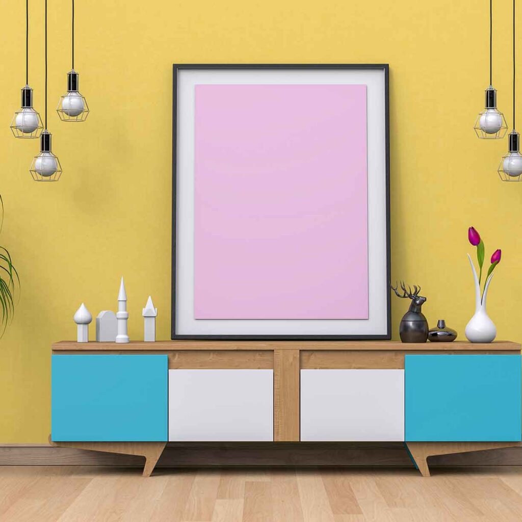 Interior Living Room With Sideboard And Mockup Bla HD9NJQR 1 1024x1024